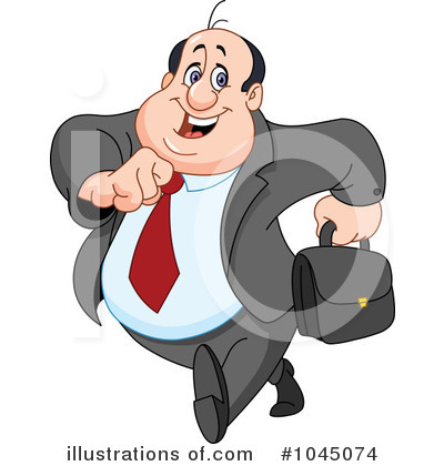 Royalty-Free (RF) Businessman Clipart Illustration by yayayoyo - Stock Sample #1045074