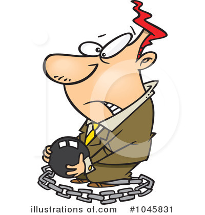 Ball And Chain Clipart #1045831 by toonaday