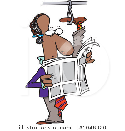 Royalty-Free (RF) Businessman Clipart Illustration by toonaday - Stock Sample #1046020