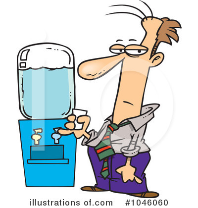 Water Cooler Clipart #1046060 by toonaday