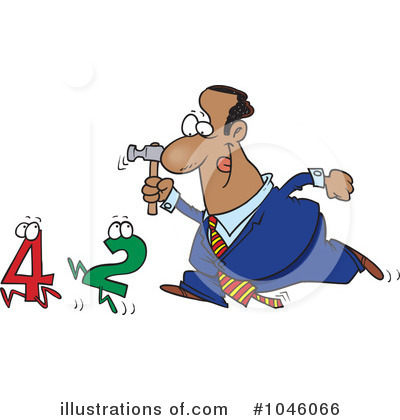 Royalty-Free (RF) Businessman Clipart Illustration by toonaday - Stock Sample #1046066