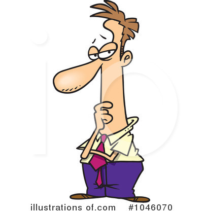 Royalty-Free (RF) Businessman Clipart Illustration by toonaday - Stock Sample #1046070