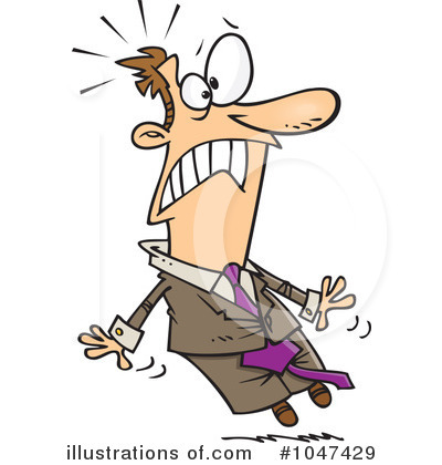 Royalty-Free (RF) Businessman Clipart Illustration by toonaday - Stock Sample #1047429
