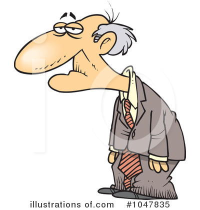 Royalty-Free (RF) Businessman Clipart Illustration by toonaday - Stock Sample #1047835