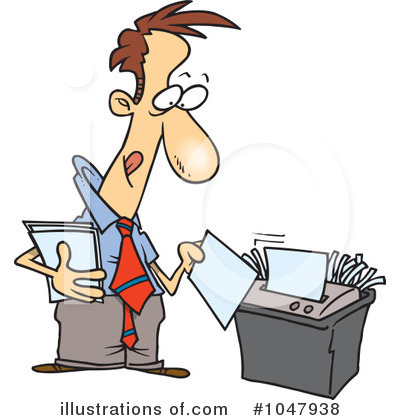 Royalty-Free (RF) Businessman Clipart Illustration by toonaday - Stock Sample #1047938