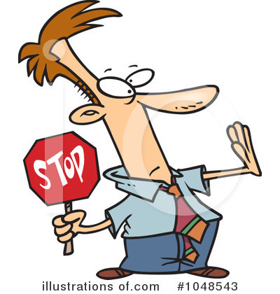Stop Clipart #1048543 by toonaday