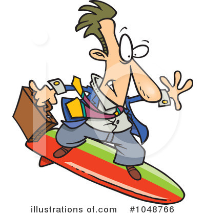Surfer Clipart #1048766 by toonaday