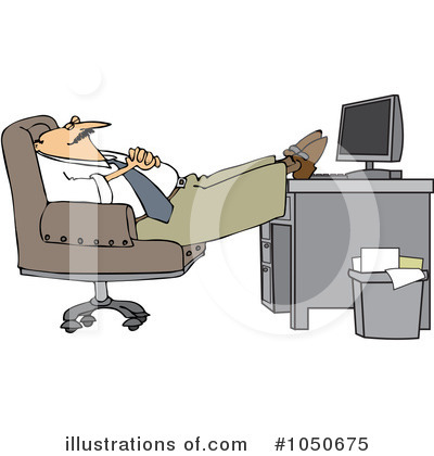 Royalty-Free (RF) Businessman Clipart Illustration by djart - Stock Sample #1050675