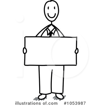 Royalty-Free (RF) Businessman Clipart Illustration by Frog974 - Stock Sample #1053987