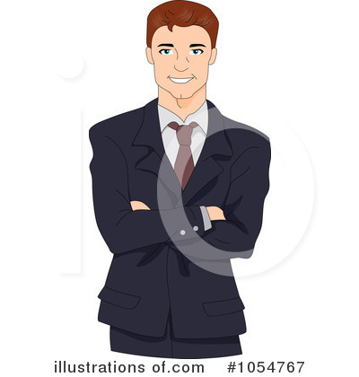 Royalty-Free (RF) Businessman Clipart Illustration by BNP Design Studio - Stock Sample #1054767