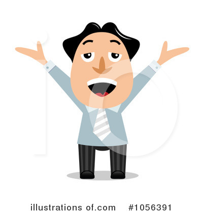 Royalty-Free (RF) Businessman Clipart Illustration by vectorace - Stock Sample #1056391