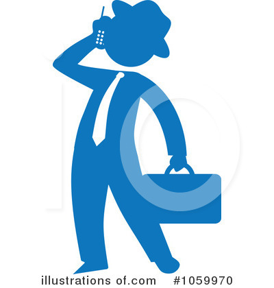 Royalty-Free (RF) Businessman Clipart Illustration by Rosie Piter - Stock Sample #1059970