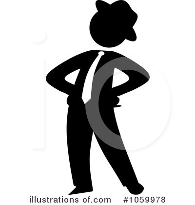 Royalty-Free (RF) Businessman Clipart Illustration by Rosie Piter - Stock Sample #1059978