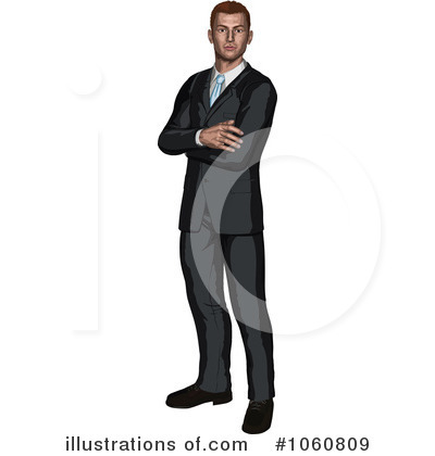 Royalty-Free (RF) Businessman Clipart Illustration by AtStockIllustration - Stock Sample #1060809