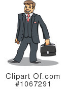 Businessman Clipart #1067291 by Vector Tradition SM