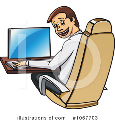 Royalty-Free (RF) Businessman Clipart Illustration by Vector Tradition SM - Stock Sample #1067703
