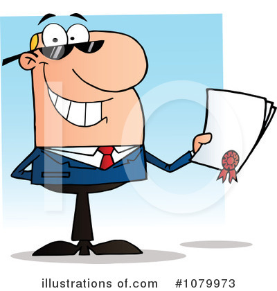 Royalty-Free (RF) Businessman Clipart Illustration by Hit Toon - Stock Sample #1079973