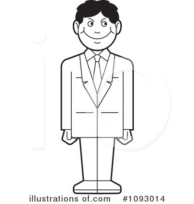 Royalty-Free (RF) Businessman Clipart Illustration by Lal Perera - Stock Sample #1093014