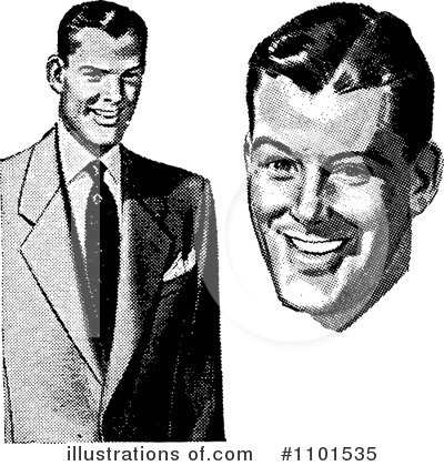 Royalty-Free (RF) Businessman Clipart Illustration by BestVector - Stock Sample #1101535
