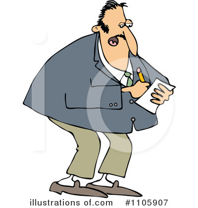 Taking Notes Clipart #1105907 by djart