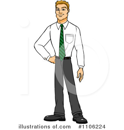 Royalty-Free (RF) Businessman Clipart Illustration by Cartoon Solutions - Stock Sample #1106224