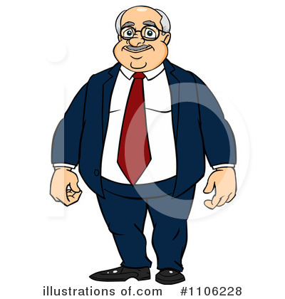Businessman Clipart #1106228 by Cartoon Solutions