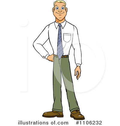 Royalty-Free (RF) Businessman Clipart Illustration by Cartoon Solutions - Stock Sample #1106232