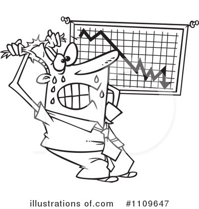 Royalty-Free (RF) Businessman Clipart Illustration by toonaday - Stock Sample #1109647