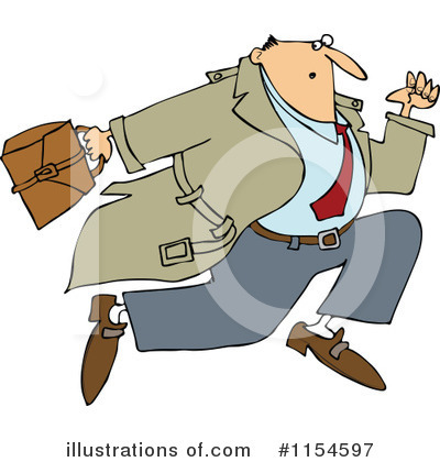 Royalty-Free (RF) Businessman Clipart Illustration by djart - Stock Sample #1154597