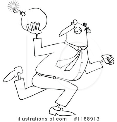 Royalty-Free (RF) Businessman Clipart Illustration by djart - Stock Sample #1168913
