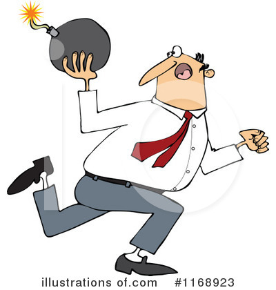 Royalty-Free (RF) Businessman Clipart Illustration by djart - Stock Sample #1168923