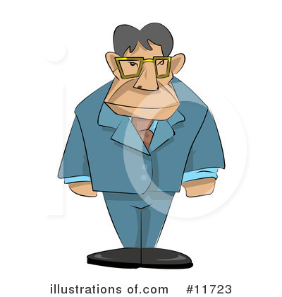 Royalty-Free (RF) Businessman Clipart Illustration by AtStockIllustration - Stock Sample #11723