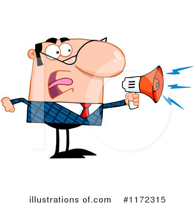 Megaphone Clipart #1172315 by Hit Toon