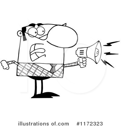 Royalty-Free (RF) Businessman Clipart Illustration by Hit Toon - Stock Sample #1172323