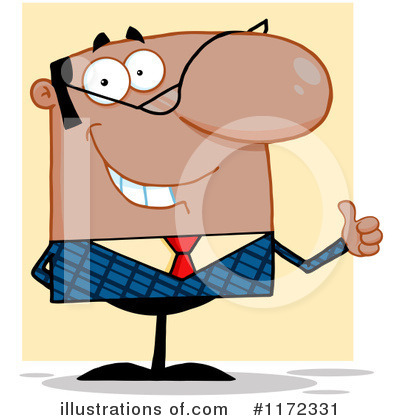 Royalty-Free (RF) Businessman Clipart Illustration by Hit Toon - Stock Sample #1172331