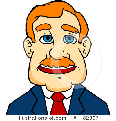 Business Man Clipart #1182007 by Vector Tradition SM