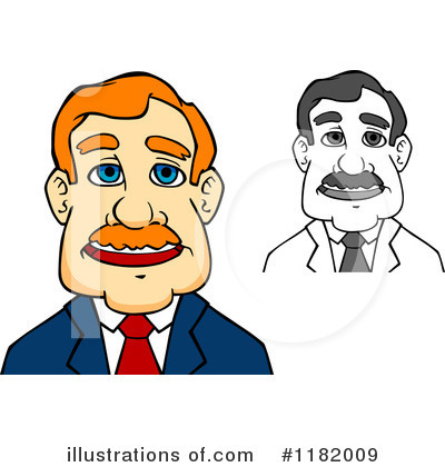 Royalty-Free (RF) Businessman Clipart Illustration by Vector Tradition SM - Stock Sample #1182009