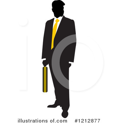 Businessman Clipart #1212877 by Lal Perera