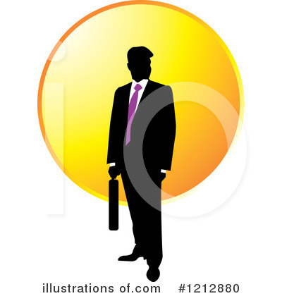 Businessman Clipart #1212880 by Lal Perera