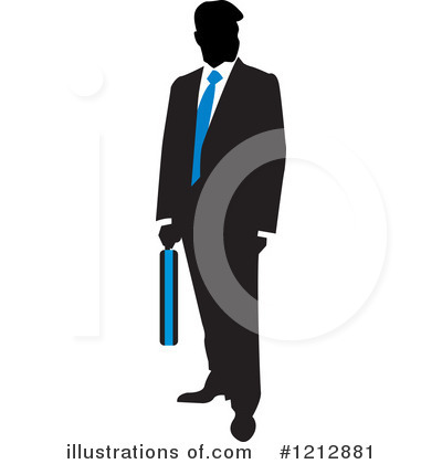 Royalty-Free (RF) Businessman Clipart Illustration by Lal Perera - Stock Sample #1212881