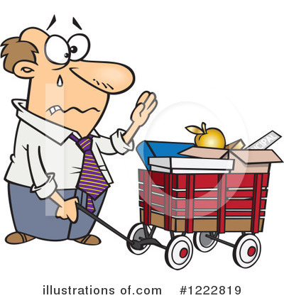Royalty-Free (RF) Businessman Clipart Illustration by toonaday - Stock Sample #1222819