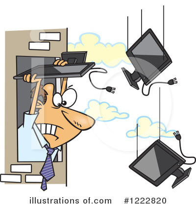 Royalty-Free (RF) Businessman Clipart Illustration by toonaday - Stock Sample #1222820