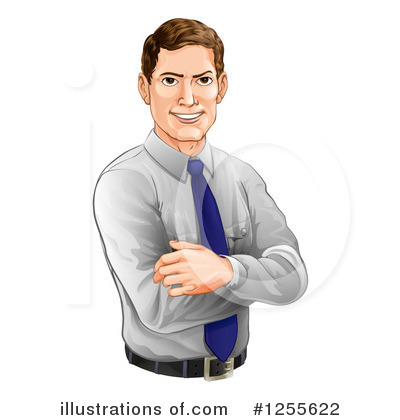 Business Man Clipart #1255622 by AtStockIllustration