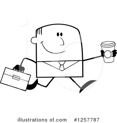 Royalty-Free (RF) Businessman Clipart Illustration by Hit Toon - Stock Sample #1257787