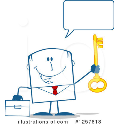 Royalty-Free (RF) Businessman Clipart Illustration by Hit Toon - Stock Sample #1257818