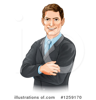 Business Man Clipart #1259170 by AtStockIllustration