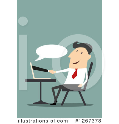 Royalty-Free (RF) Businessman Clipart Illustration by Vector Tradition SM - Stock Sample #1267378