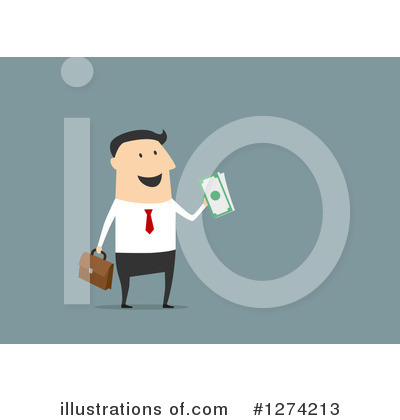 Royalty-Free (RF) Businessman Clipart Illustration by Vector Tradition SM - Stock Sample #1274213