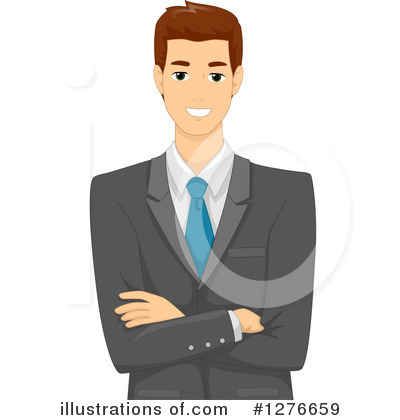 Business Man Clipart #1276659 by BNP Design Studio