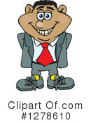 Businessman Clipart #1278610 by Dennis Holmes Designs